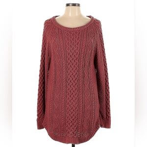 L.L. Bean Signature Fisherman Tunic Sweater - Size L